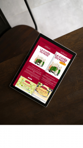 photo d'un mockup de la newsletter jaillance