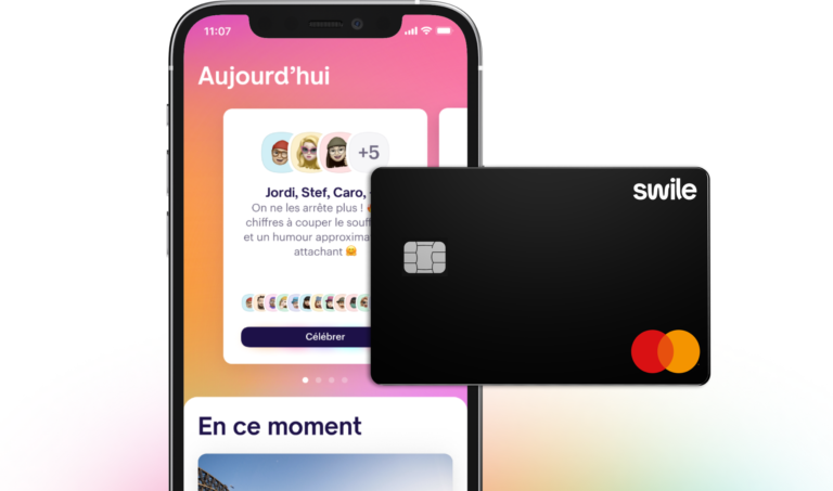 photo de l'interface smartphone swile